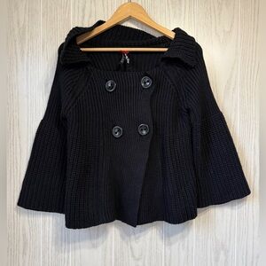 Love By Design Sweater Cardigan Black Size L EUC